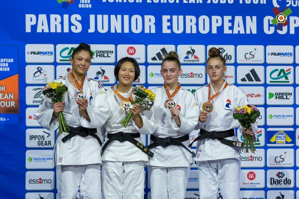 Podium des European Cup Juniors à Paris 6 et 7 mai 2023 -52kg féminines