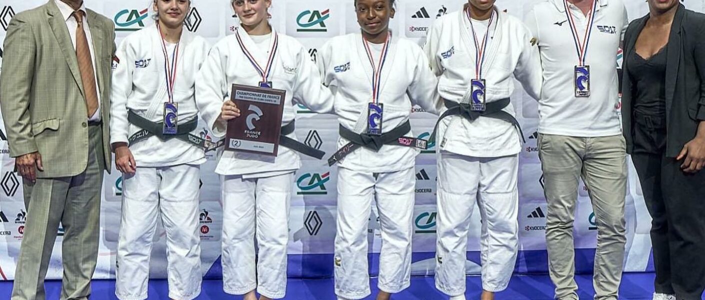 Podium championnat de France par équipes cadets 2023 féminines