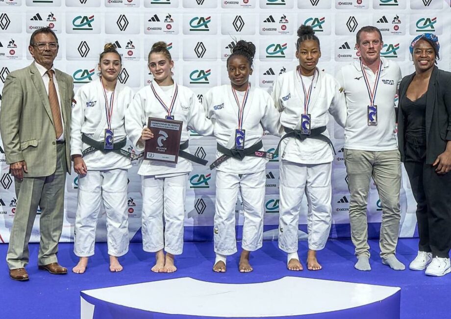 Podium championnat de France par équipes cadets 2023 féminines