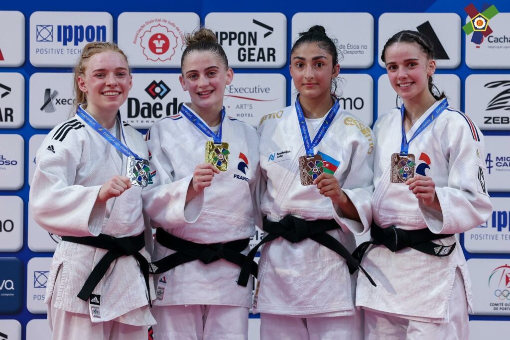 Podium Championnat d'Europe Cadets Odivelas 2023