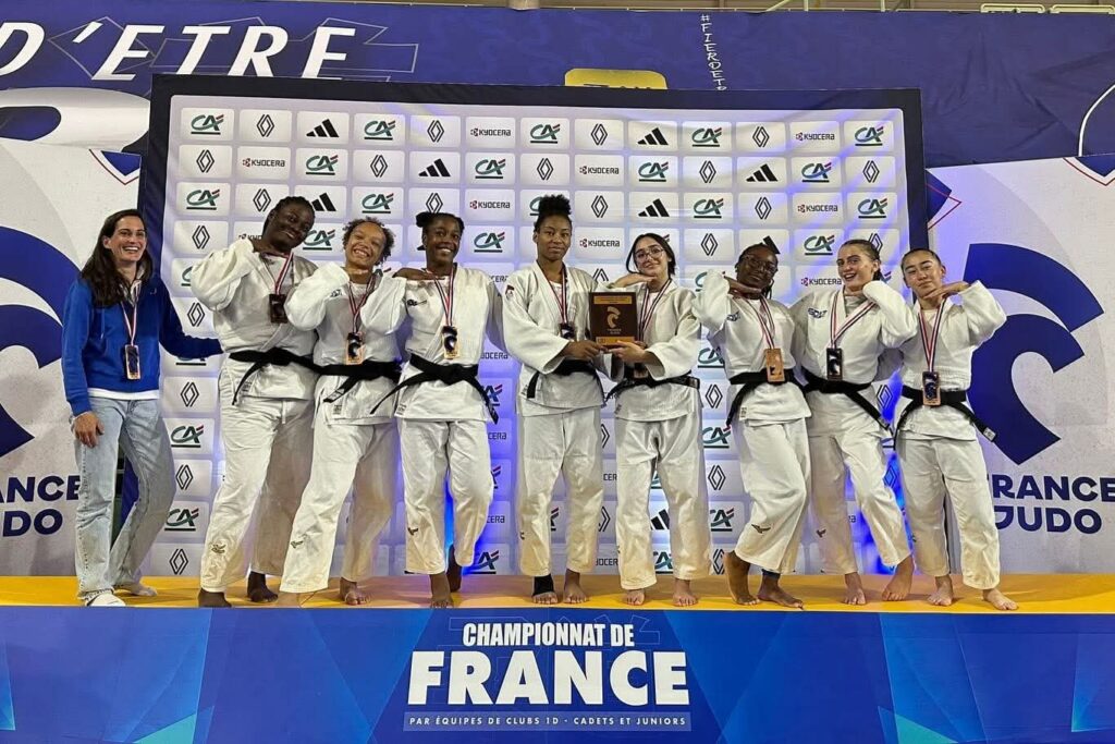 Championnat de France Judo par équipe Junior première division Podium